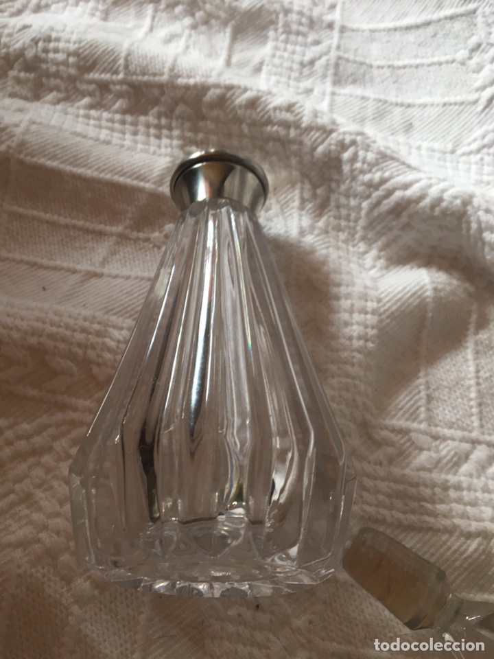 Antig&uuml;edades: RECIPIENTE DE CRISTAL PARA PERFUME - Foto 5