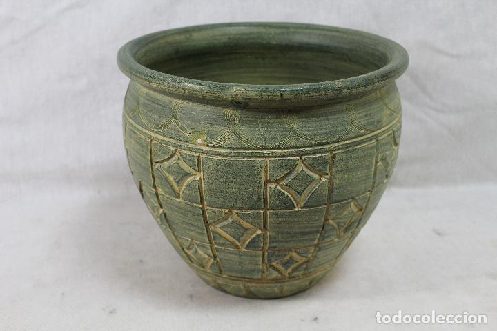 Antig&uuml;edades: macetero en ceramica - Foto 1