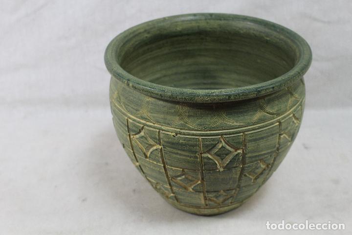 Antig&uuml;edades: macetero en ceramica - Foto 4