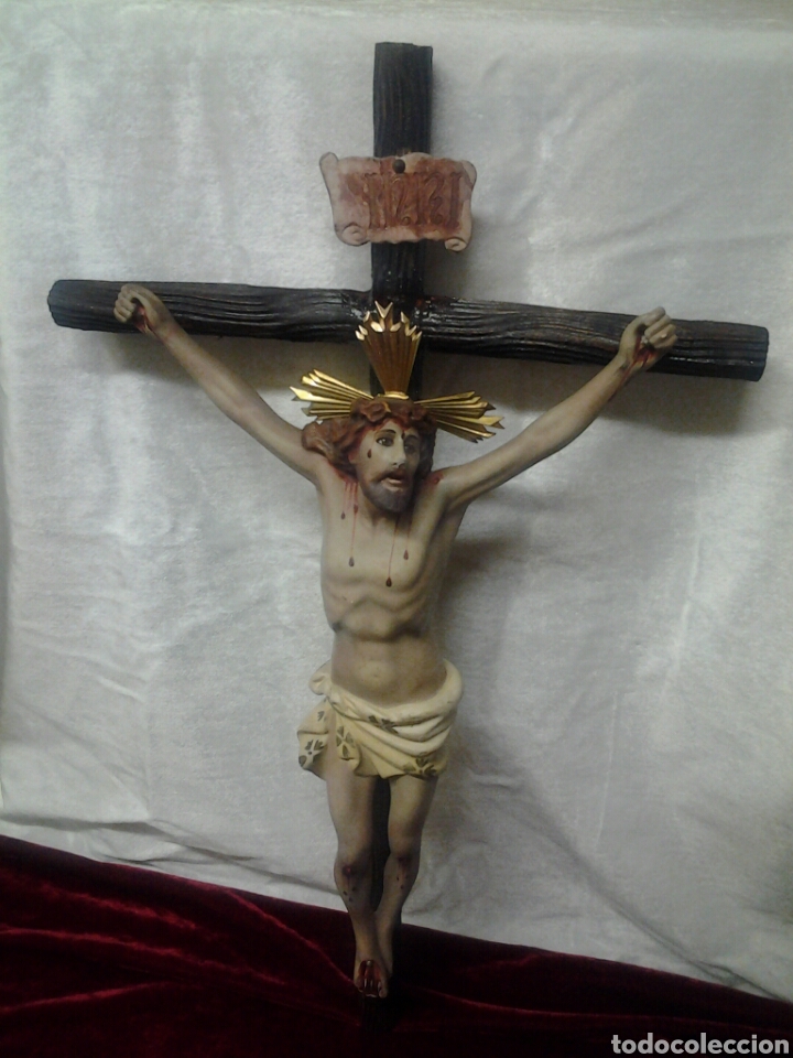 Antig&uuml;edades: Crucifijo antiguo - Foto 2