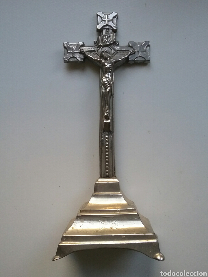 Antig&uuml;edades: Cruz de sobremesa - Foto 1