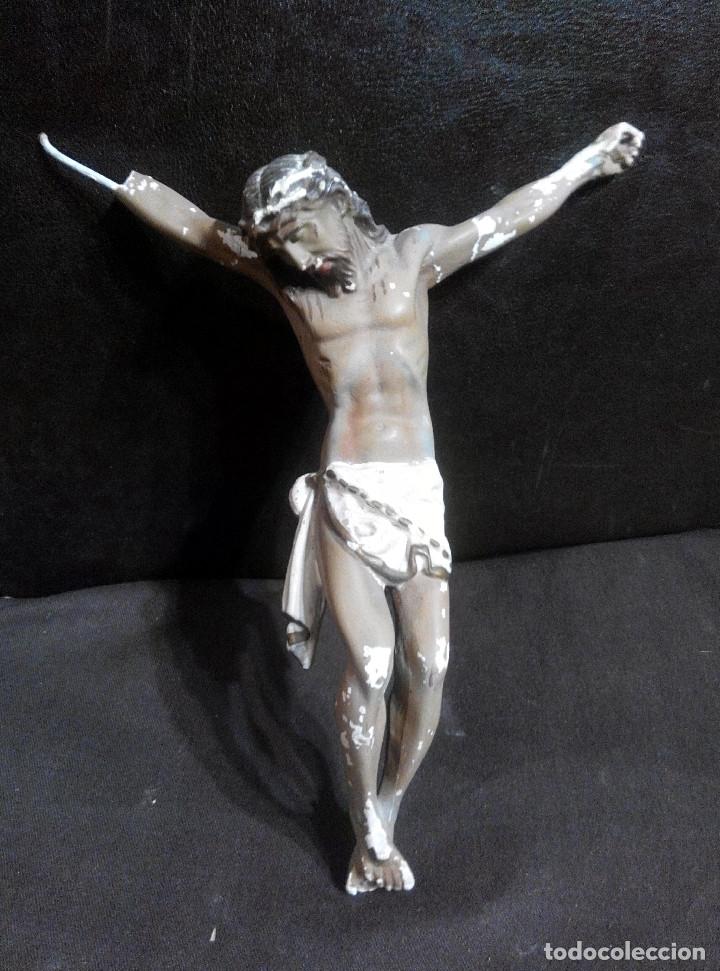 Antig&uuml;edades: ANTIGUO CRISTO EN ESCAYOLA - Foto 1