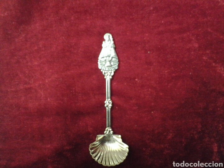Antig&uuml;edades: Cucharilla de la Virgen de covadonga - Foto 1