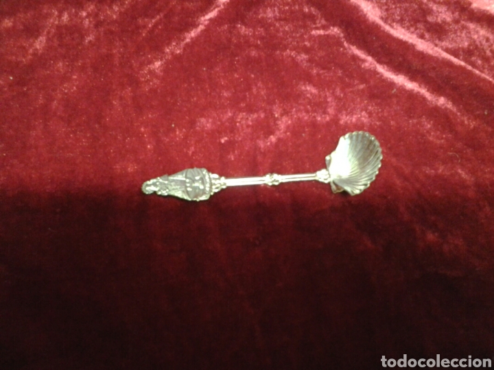 Antig&uuml;edades: Cucharilla de la Virgen de covadonga - Foto 2