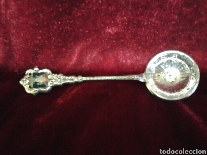Antig&uuml;edades: Cucharilla de la Virgen de covadonga - Foto 1