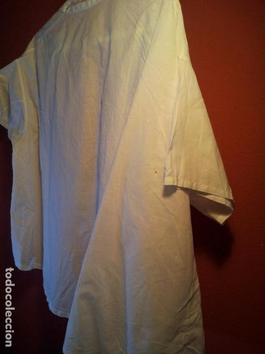 Antig&uuml;edades: ANTIGUA CAMISA ALGODON CON ENCAJES - Foto 2