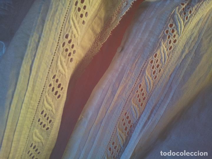 Antig&uuml;edades: ANTIGUA CAMISA ALGODON CON ENCAJES - Foto 7
