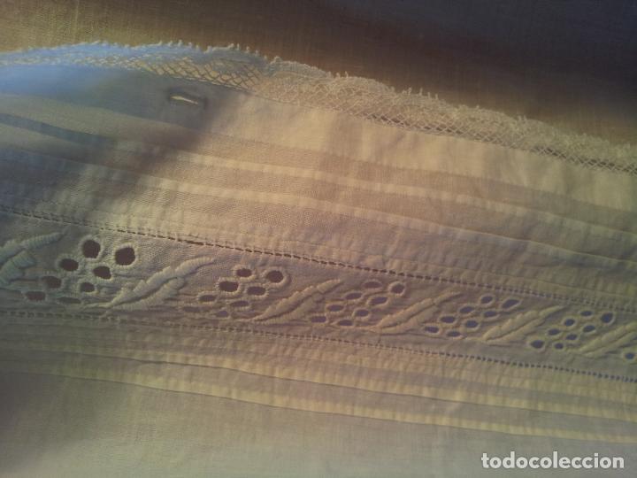 Antig&uuml;edades: ANTIGUA CAMISA ALGODON CON ENCAJES - Foto 9
