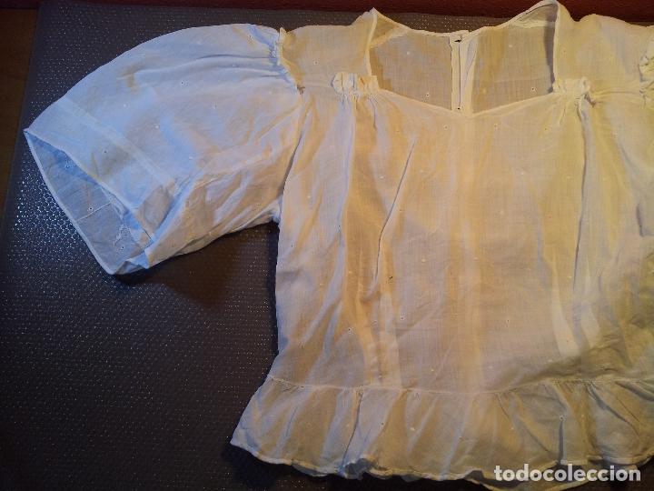 Antig&uuml;edades: ANTIGUA CAMISA TUL ALGODON ,, - Foto 1
