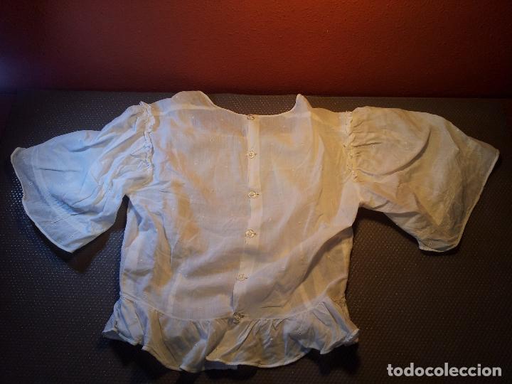 Antig&uuml;edades: ANTIGUA CAMISA TUL ALGODON ,, - Foto 6