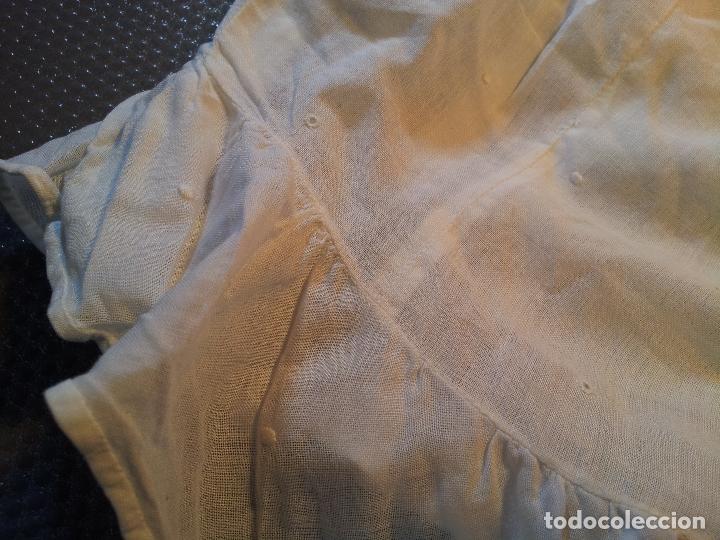 Antig&uuml;edades: ANTIGUA CAMISA TUL ALGODON ,, - Foto 9