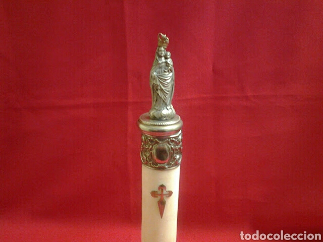 Antig&uuml;edades: Virgen del pilar antigua de plata - Foto 3