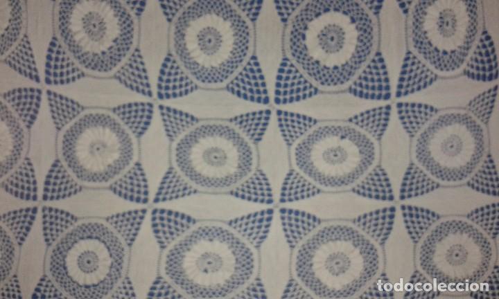 Antig&uuml;edades: Colcha de ganchillo para cama de matrimonio. - Foto 3