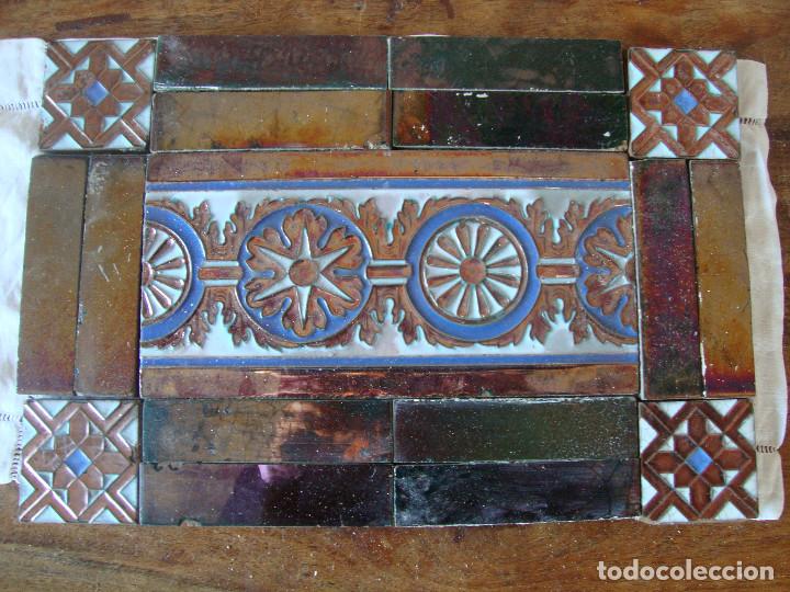 Antig&uuml;edades: Composicion de azulejos Ramos Rejano - Foto 1