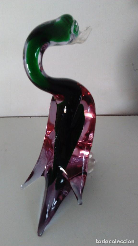Antig&uuml;edades: Cisne de cristal de Murano - Foto 1