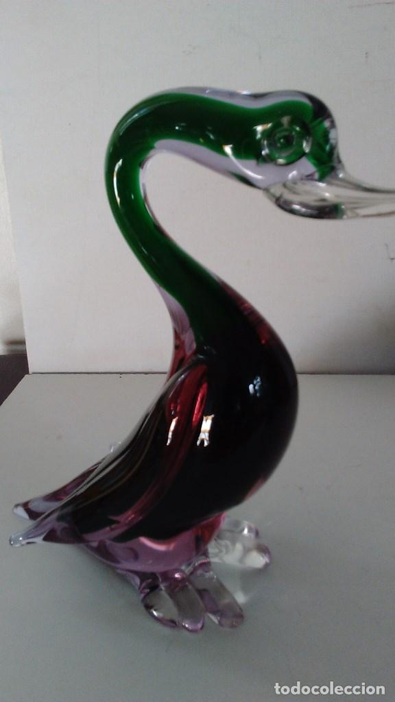 Antig&uuml;edades: Cisne de cristal de Murano - Foto 2