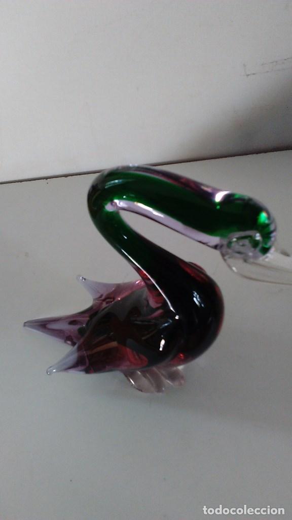 Antig&uuml;edades: Cisne de cristal de Murano - Foto 4