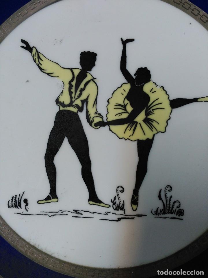 Antig&uuml;edades: Plato de porcelana Limoges - Foto 2
