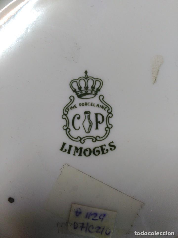 Antig&uuml;edades: Plato de porcelana Limoges - Foto 4