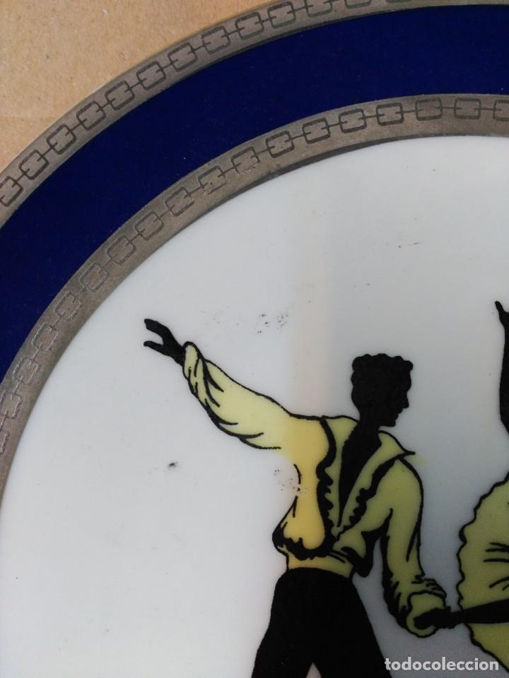 Antig&uuml;edades: Plato de porcelana Limoges - Foto 5
