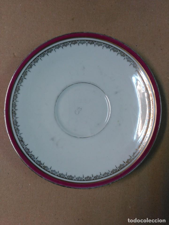Antig&uuml;edades: Plato en porcelana Limoges - Foto 1