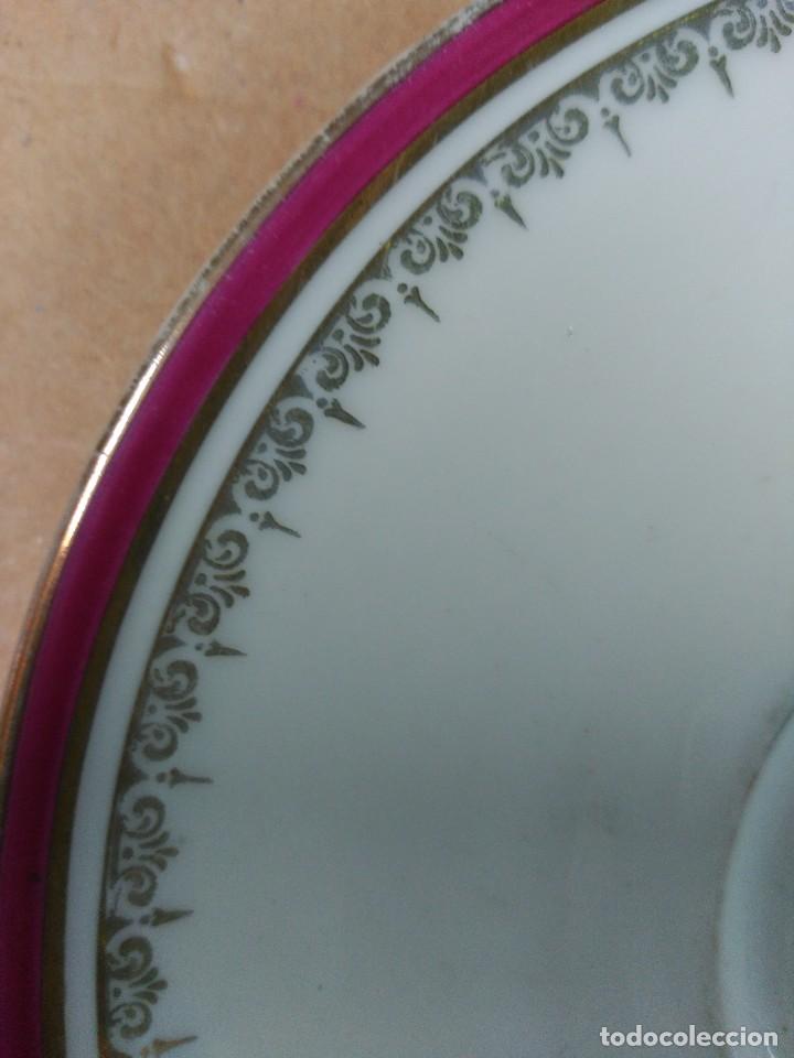 Antig&uuml;edades: Plato en porcelana Limoges - Foto 2