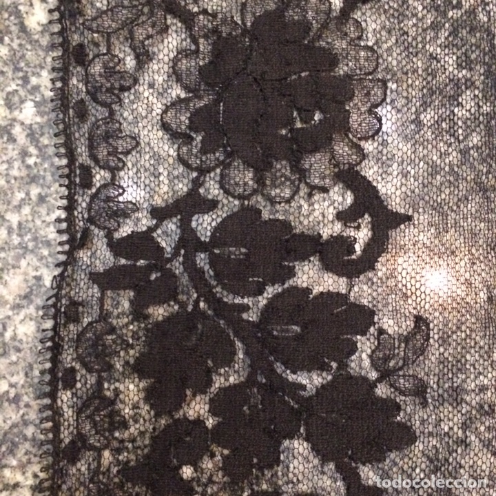 Antig&uuml;edades: Mantilla negra 200x67cm Rf1 - Foto 2