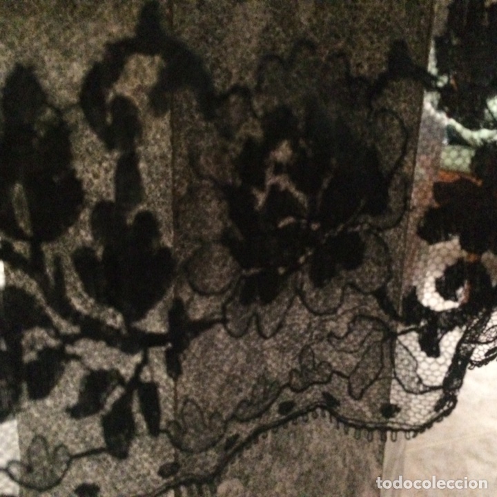 Antig&uuml;edades: Mantilla negra 200x67cm Rf1 - Foto 3