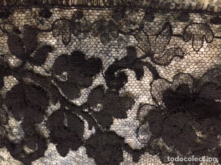 Antig&uuml;edades: Mantilla negra 200x67cm Rf1 - Foto 5