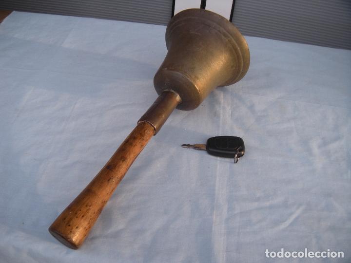 Antig&uuml;edades: ANTIGUA CAMPANA DE MANO - Foto 6