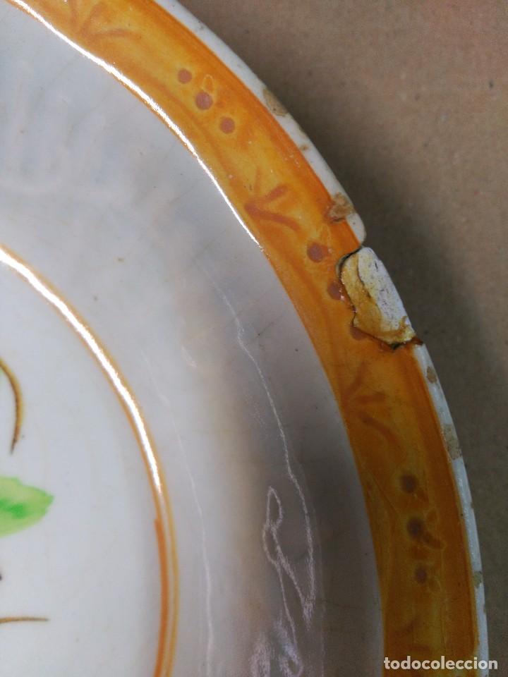 Antig&uuml;edades: Plato de ceramica, posiblemente Manises - Foto 4