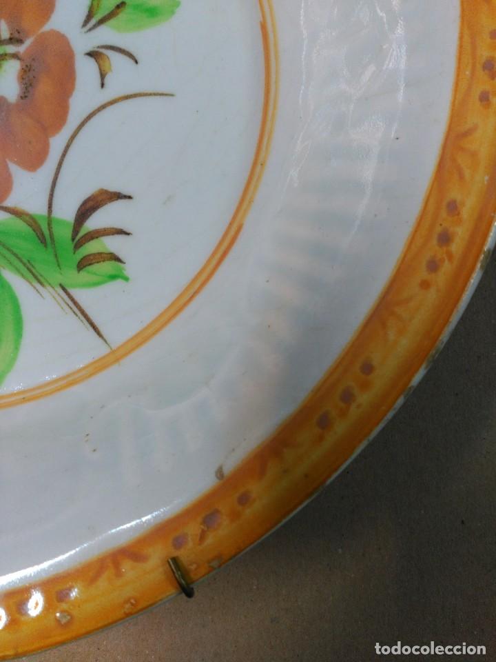 Antig&uuml;edades: Plato de ceramica, posiblemente Manises - Foto 5