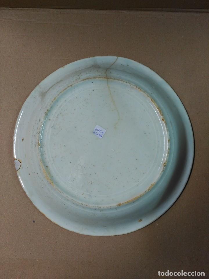 Antig&uuml;edades: Plato de ceramica, posiblemente Manises - Foto 11