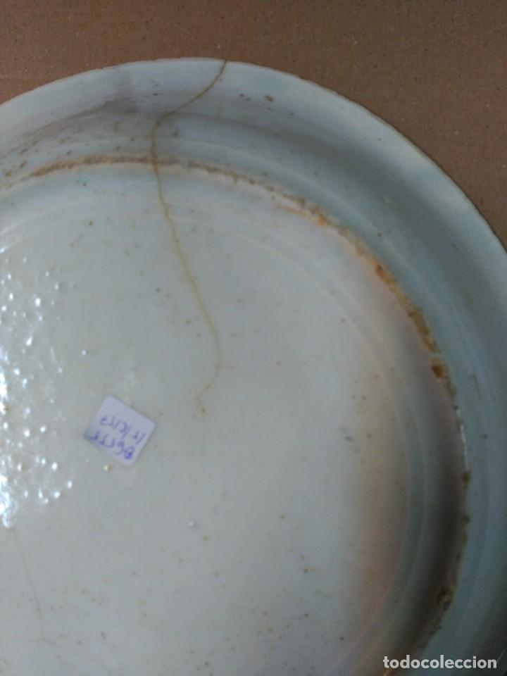Antig&uuml;edades: Plato de ceramica, posiblemente Manises - Foto 13
