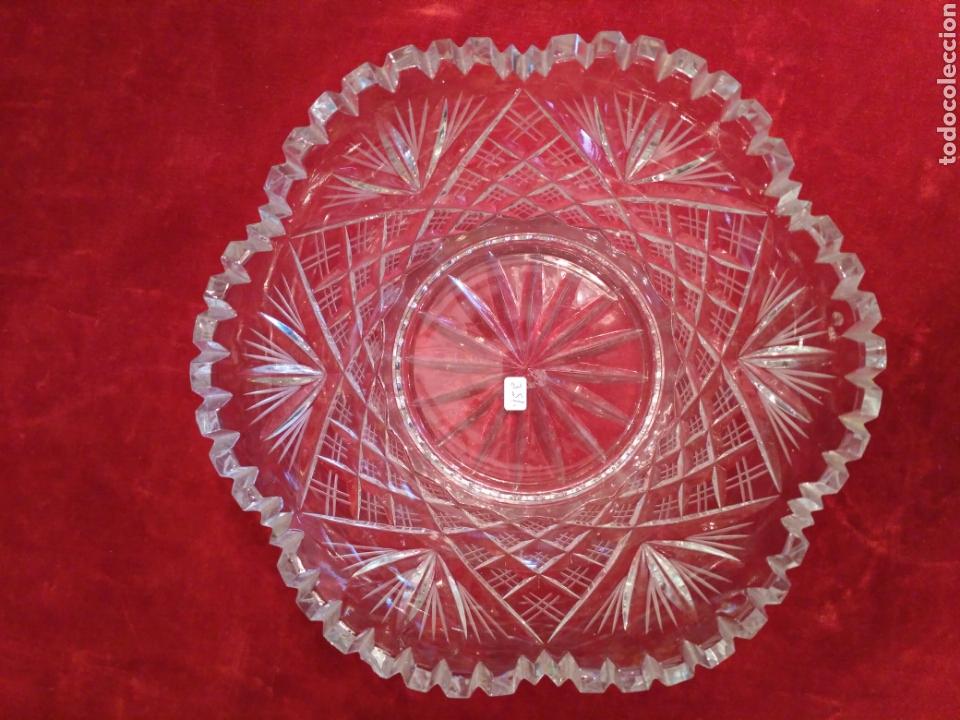 Antig&uuml;edades: Centro de mesa de cristal del siglo XX - Foto 3
