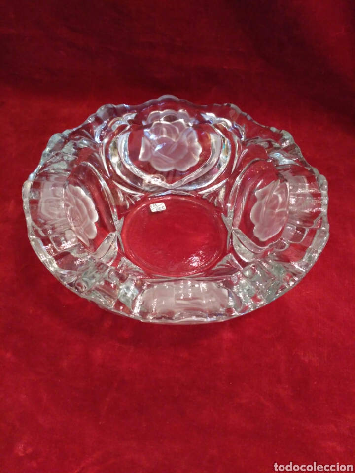 Antiquit&eacute;s: Centro de mesa de cristal art-nouveau