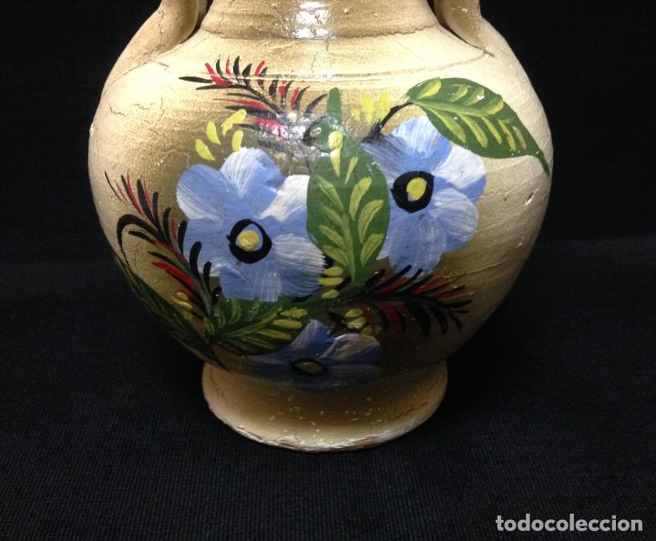Antig&uuml;edades: FLORERO EN TERRACOTA POLICROMADA - Foto 2