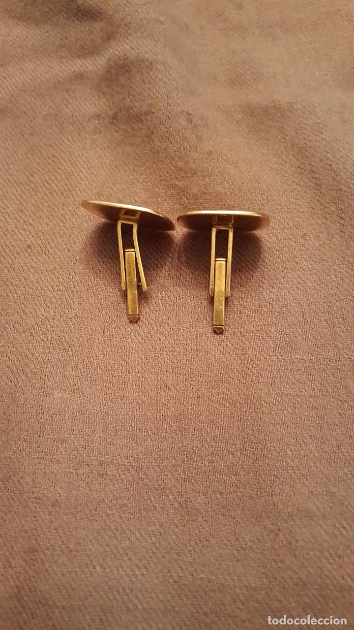 Antig&uuml;edades: Gemelos art-deco, en oro de 18 ks. - Foto 2