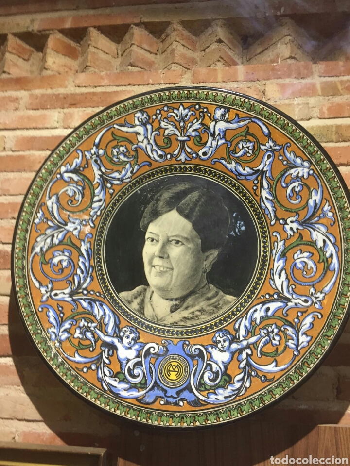 Antig&uuml;edades: Plato de ceramica - Foto 1