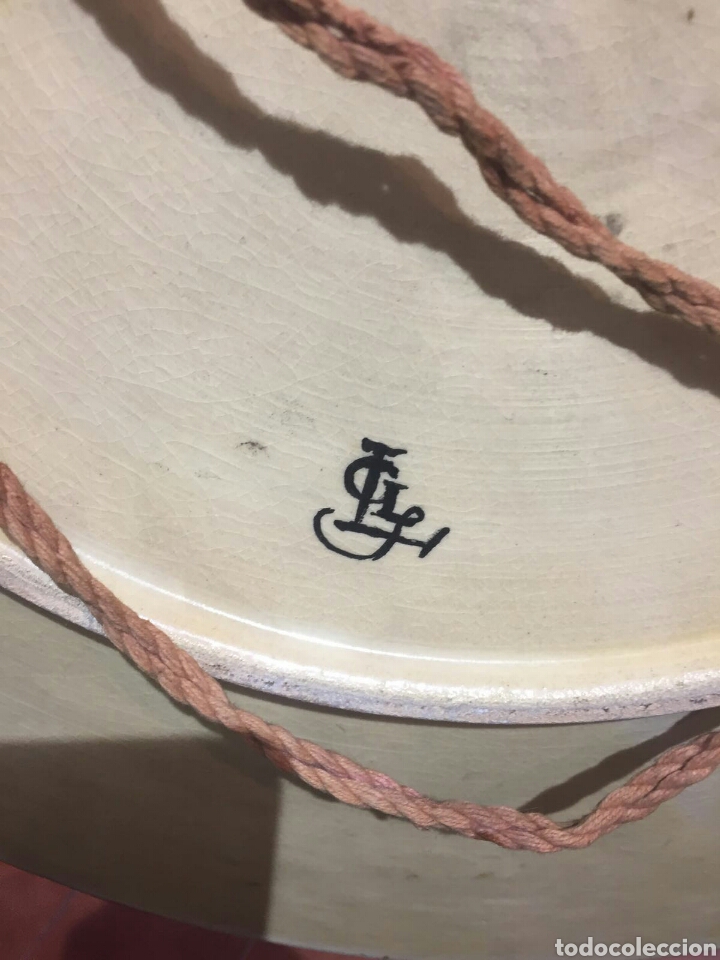 Antig&uuml;edades: Plato de ceramica - Foto 2