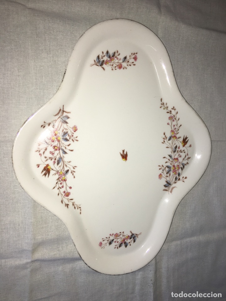 Antig&uuml;edades: Bandeja de porcelana de limoges - Foto 1