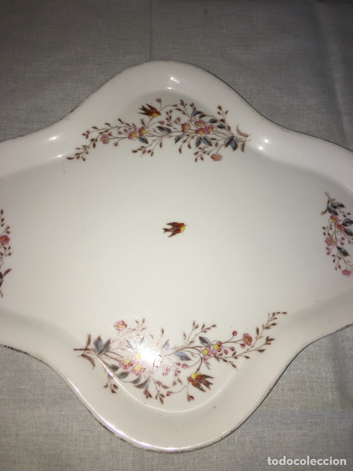 Antig&uuml;edades: Bandeja de porcelana de limoges - Foto 2
