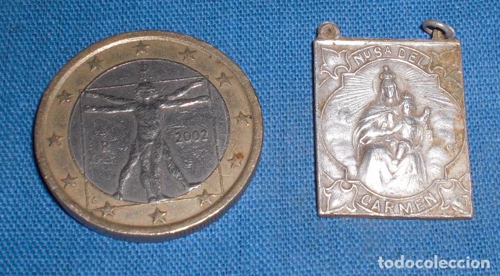Antig&uuml;edades: Medalla del Carmen plateada - Foto 1