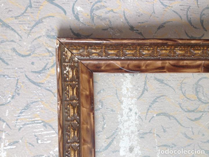 Antig&uuml;edades: MARCO MUY ANTIGUO MADERA CON CRISTAL - Foto 4