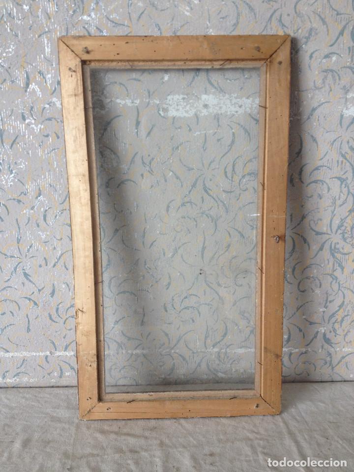 Antig&uuml;edades: MARCO MUY ANTIGUO MADERA CON CRISTAL - Foto 8