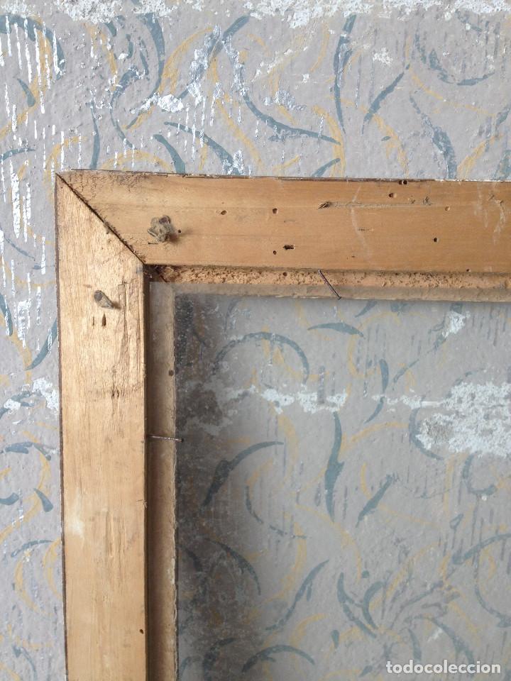 Antig&uuml;edades: MARCO MUY ANTIGUO MADERA CON CRISTAL - Foto 9