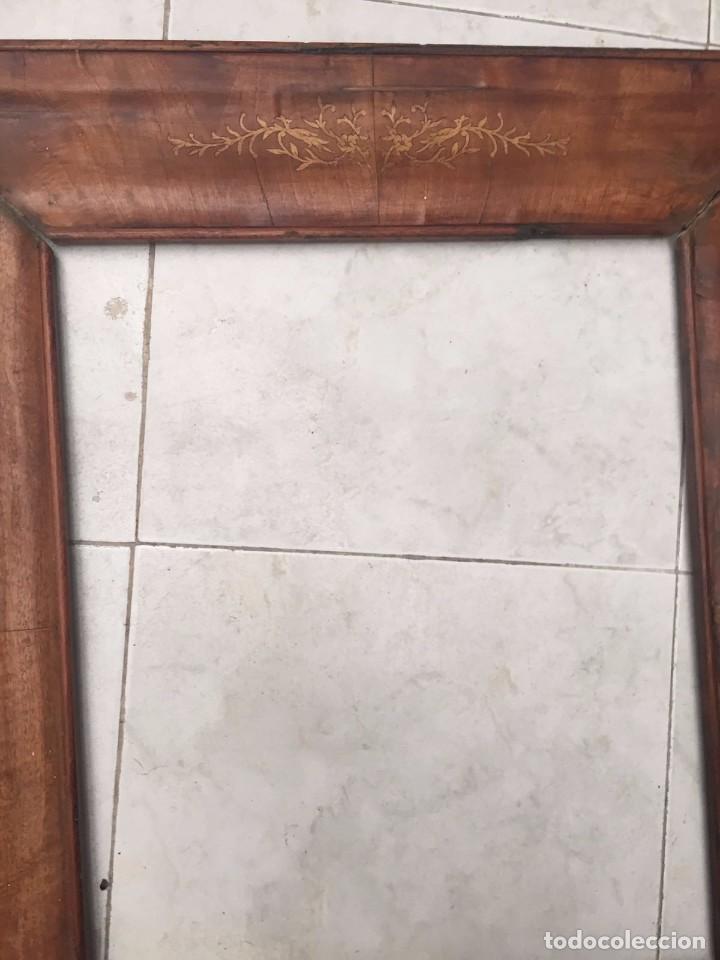 Antig&uuml;edades: Marco isabelino con marqueter&iacute;a - Foto 2