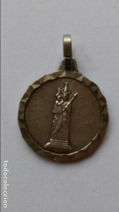 Antig&uuml;edades: Medalla de virgen sin catalogar de 1,9 cms de diametro - Foto 1