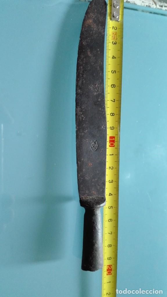 Antig&uuml;edades: ANTIGUO CUCHILLO DE MESA DE HIERRO - Foto 4