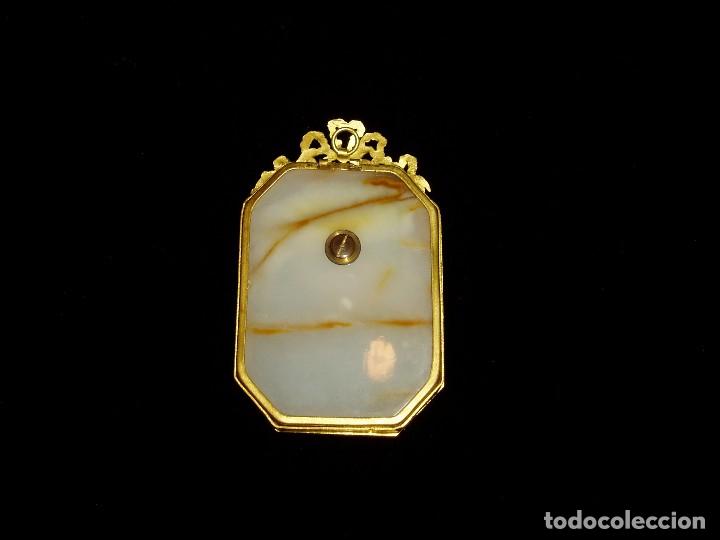 Antig&uuml;edades: Placa m&aacute;rmol V&iacute;rgen en Plata y Bronce al Oro - Foto 5